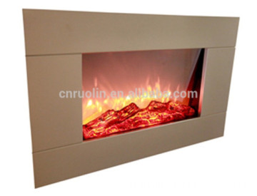 decorative Wall mounted Electric Fireplace with remote control