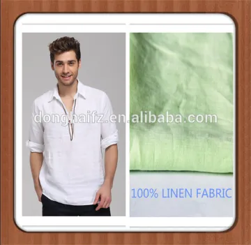 100 linen fabric for men linen shirts