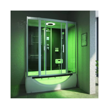Modern Cozy Acrylic Shower Pods with LED Lights