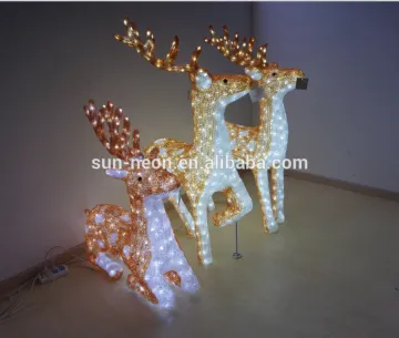 Led Christmas Motif Animal Light Outdoor Decoratio 3d Motif Light