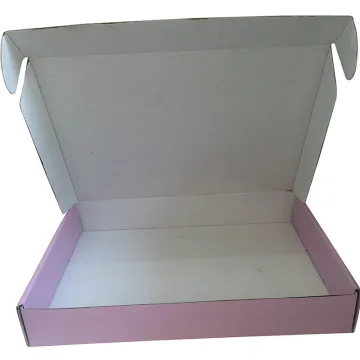 Custom pink clothes t shirt packaging shipping box