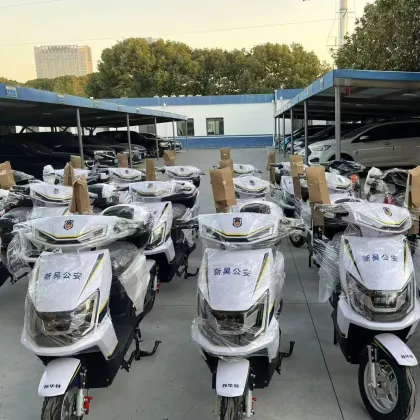 Police patrol electric bicycles