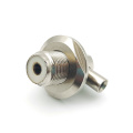 Bulkhead Mount Female SO-239 UHF Coaxial Cable Connector