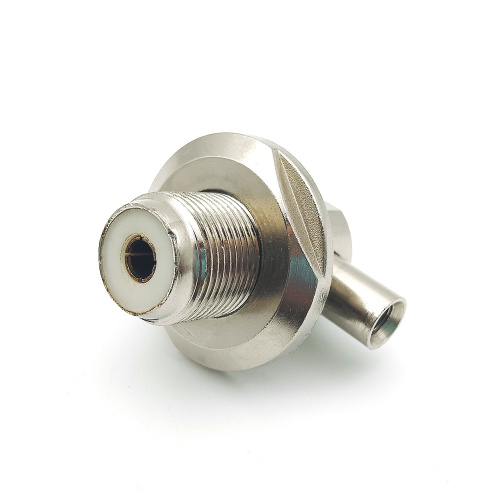 Bulkhead Mount Female SO-239 UHF Coaxial Cable Connector