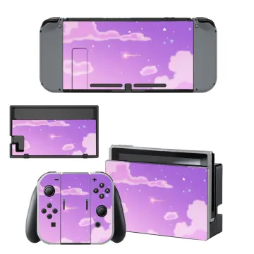 Pure Purple Cloud Nintendo Switch Skin Sticker NintendoSwitch stickers skins for Nintend Switch Console and Joy-Con Controller