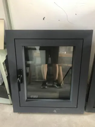 Steel heat insulation fire window