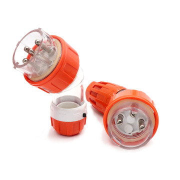 56PA Series IP66 Rated Electrical Industrial Angle Plug