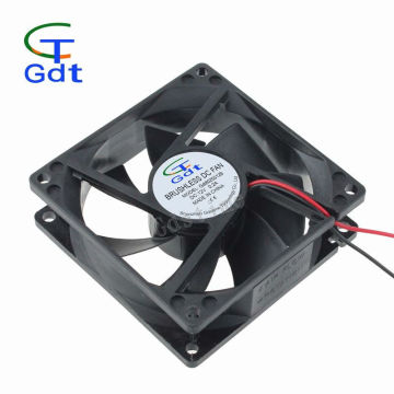GDT 12V 24V 48V 80x80x25mm 8025 80mm 12V Dc Air Cooler Motors