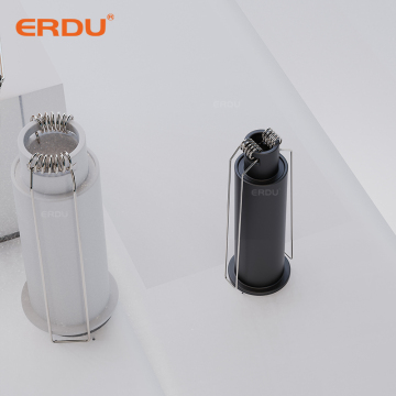 Erdu Spotlight a LED 4W - Metal Black for Home, Cuce, Office Downlights