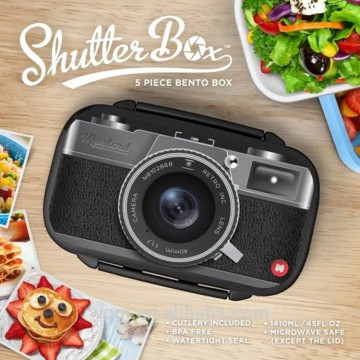 Good Selling Rock/Camera/Game Double Lunch Box Microwave Lunch Box