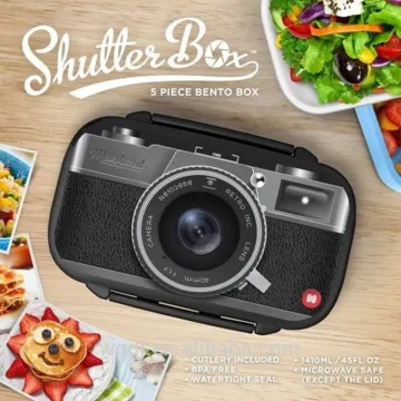 Good Selling Rock/Camera/Game Double Lunch Box Microwave Lunch Box