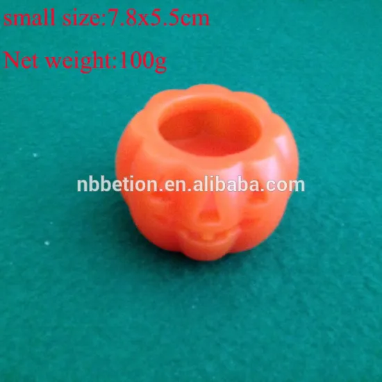 pumpkin shape led candle flameless real wax led candle