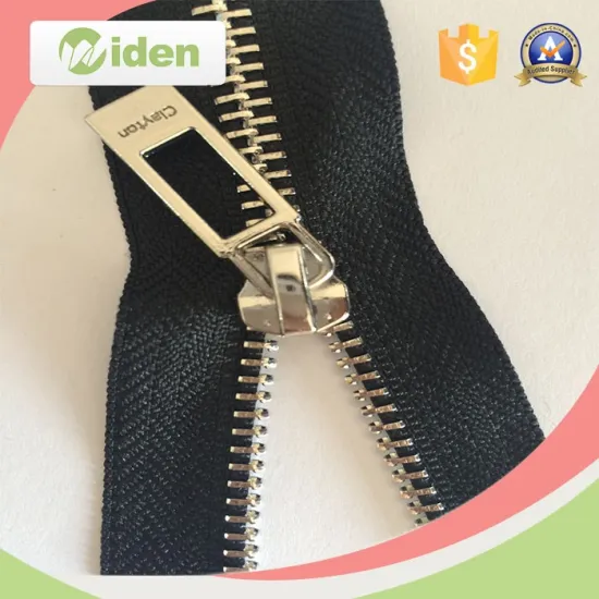 Fancy Metal Ziper Prices Customs Brass Zipper for Handbag