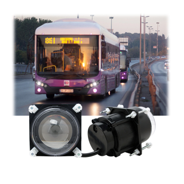 90mm LED Bus Headlight - 3.5 Inch Low Beam Front Position Light