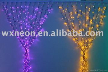 holiday decoration curtain falling lighting
