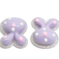 Mode mignon lapin en forme de perles breloques dos plat Mini Cabochon pour artisanat fait à la main perles enfants cheveux accessoires