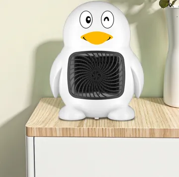 Electric Mini space room Penguin desk heater fan