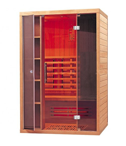 Saunatec 2 persona sauna in stile europeo fabbrica sauna solare all'ingrosso