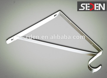 Heavy Duty Oval Closet Rod and Shelf Support Bracket