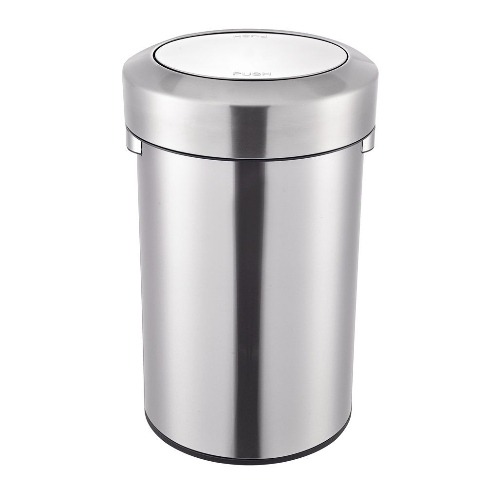 Round shape Touch Convex Top Trash can