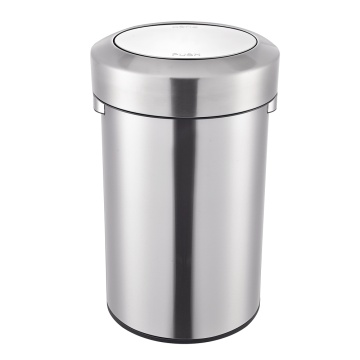 Rundform Touch Convex Top Trash Can