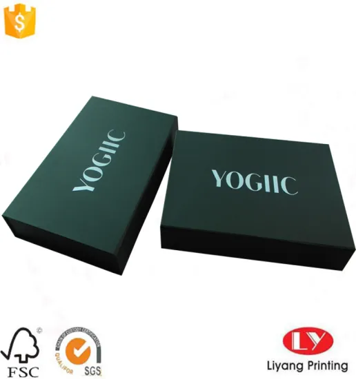 Black Magnetic Book Shaped Gift Cardboard Box