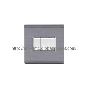 W83A series -- 3 gang 1 way  wall switches