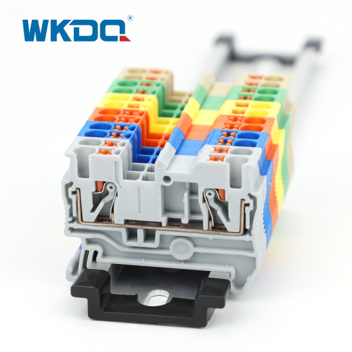 PT2.5 เทอร์มินัลบล็อกฟีนิกซ์แทนที่ DIN Rail Push ใน Terminal Block Pt 2.5