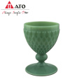 Wine glasses honeycomb pattern style water glass cup