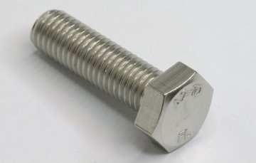 Hot selling DIN933 stainless steel full thread A2-70 hexagon head bolts