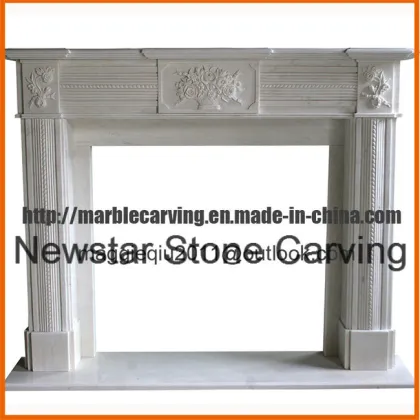 Cheap Beauty White Regency Fireplace Mantel Mf1712