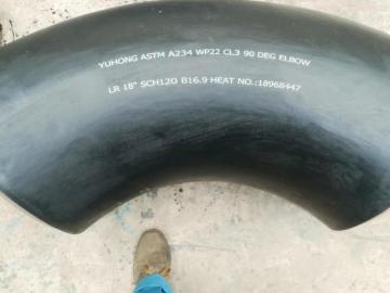 ASTM A234 WP22 CL3 90Deg Elbow LR B16.9