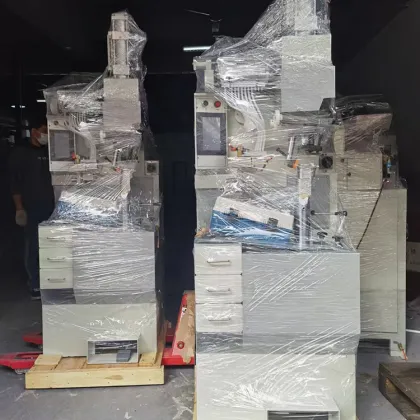 TKNOWELL Fully Automatic Computerized Shoe Heel-Nailing Machine