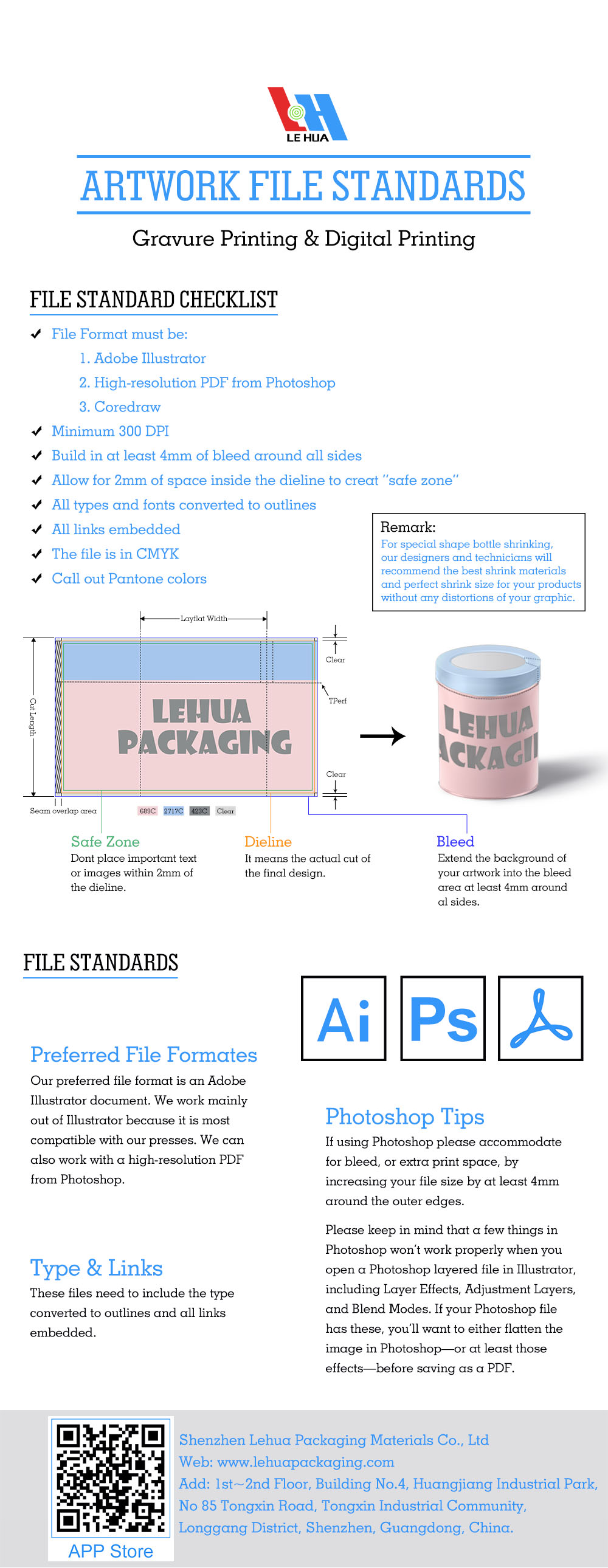 artwork files standard