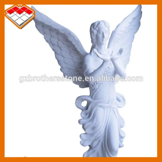 life size stone angel statue white marble stone sculpture                        
                                                Quality Choice