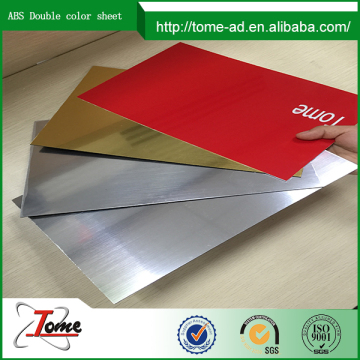 0.6*1.2m CNC and laser Gold ABS double color sheet