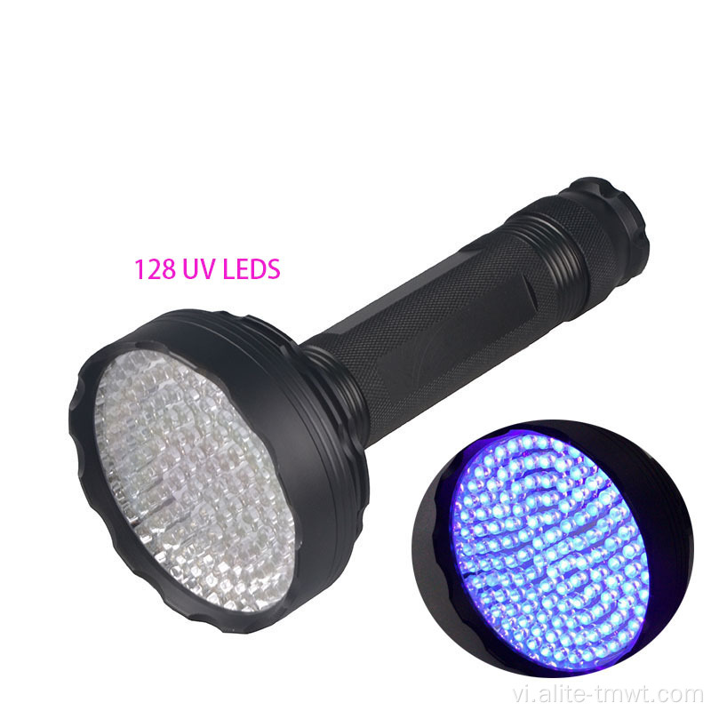 UV 128 LED đèn pin Torch Finder Finder