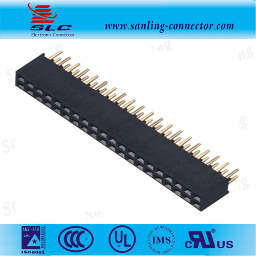 Dual Row Straight Type Pitch 2mm 8 Pin Female Header connector