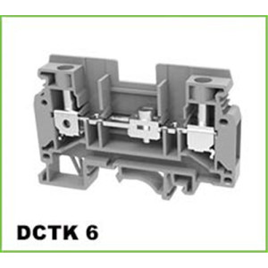 DIN Rail Industrial Distribution Block Block Electrical 6mm2