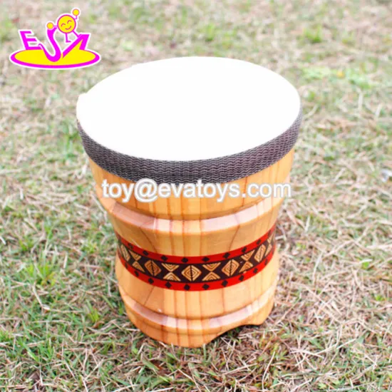 new design kids wooden toy drum W07A098