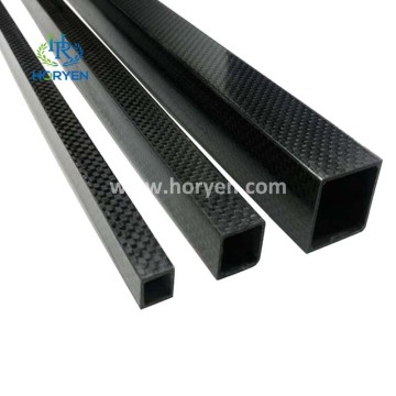 3K carbon fiber tube square 2mm 3mm 4mm