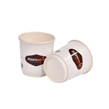 Biodegradable Waterproof Disposable Double Wall Cup with Lid