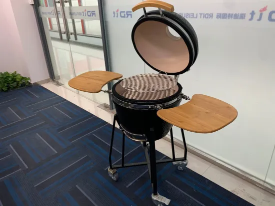 13" Small Ceramic Charcoal Grill BBQ