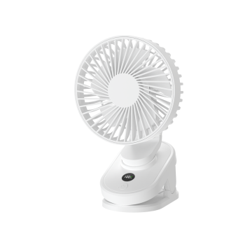 2-in-1 Portable Handheld and Wall Fan with USB Charging, Three Speeds and Foldable Design - Mini Clip Fan