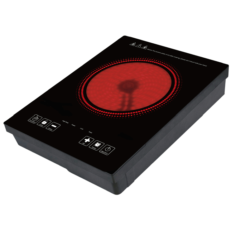 Infrared Cooker With 1 Burner 2000W Cooker Hob With Touch Control Electric Infrared Bbq Hot Pot Stove