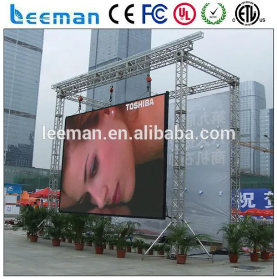 Leeman thin rental light weight led display screen indoor