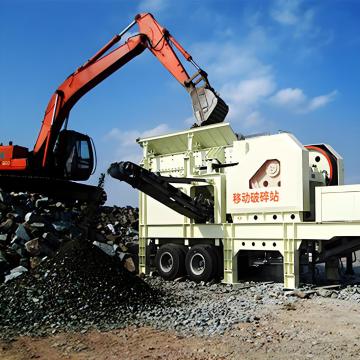 Mobile Crushing and Processing Line: 100 Tons per Hour Potassium-Sodium Feldspar Production