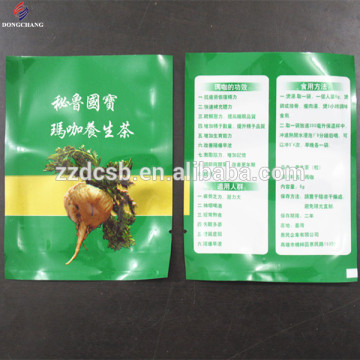 Full color aluminum foil bag printing for health-preserving herbal tea powder packaging