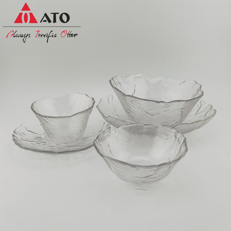 OEM Fruit Soup Food Continer Verre Salad Bowl