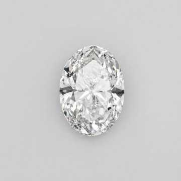 Berlian Peringatan Oval dari Abu atau Rambut | Perhiasan Bunga